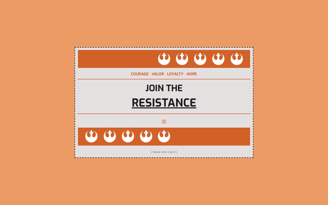 Carrd profile picture for @resistance